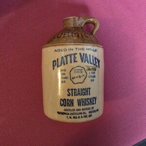 Vintage 1968 ORIGINAL MINI MCCORMICK PLATTE VALLEY CORN WHISKEY JUG MOONSHINE